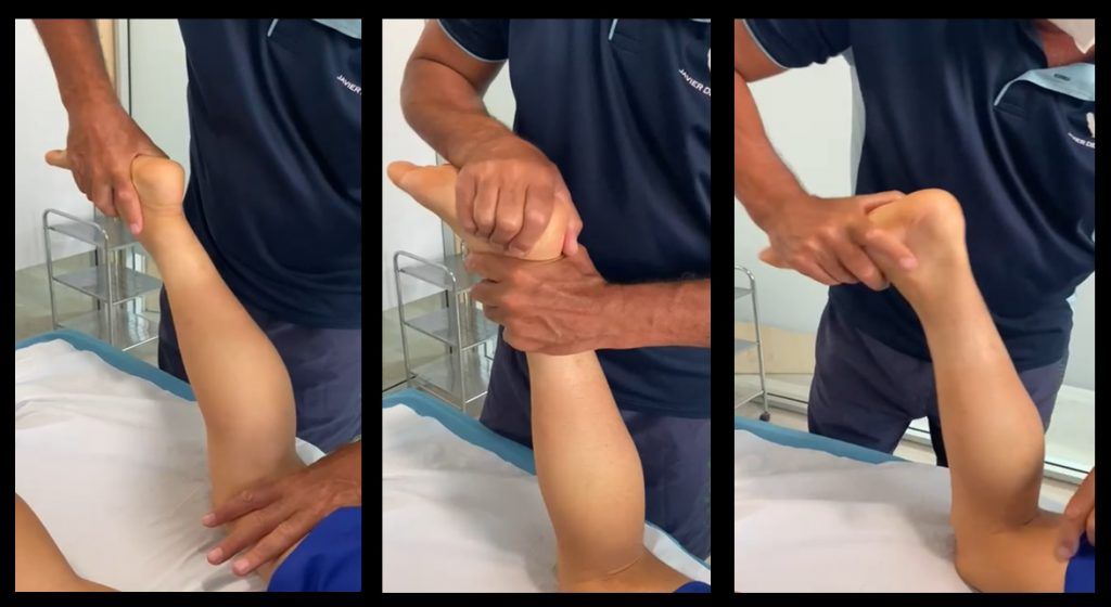 movilidad en esguince de tobillo