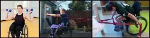 ejercicios en silla de ruedas